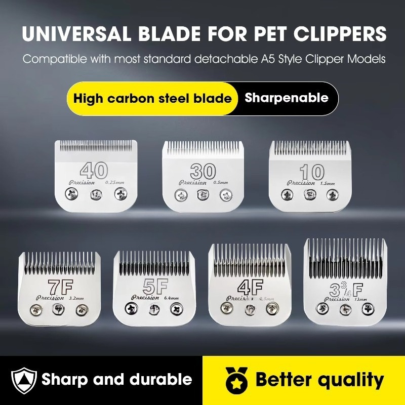 Dog Grooming Clippers - Lames de tondeuse A5 10 #