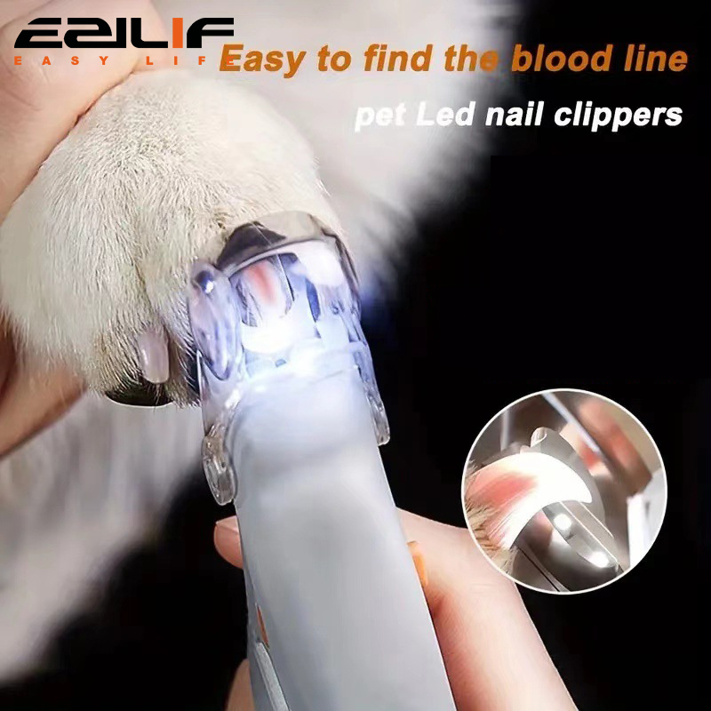 Dog Grooming Clippers - Coupe-ongles LED lumineux pour chiens et