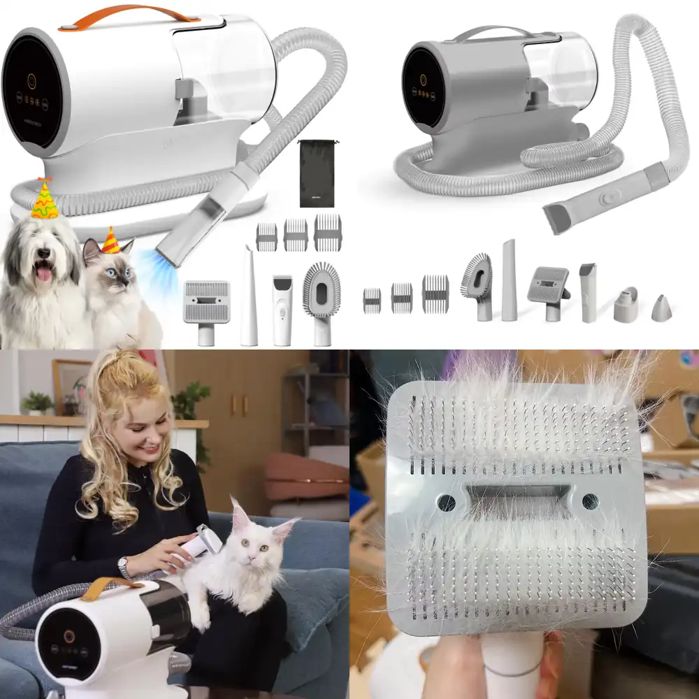 Dog Grooming Clippers - Aspirateur de toilettage pour animaux AIRROBO