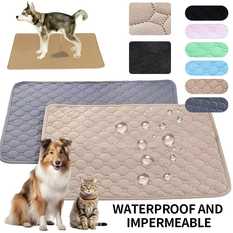 Pet Supplies Dog Wash - Tapis absorbants lavables et réutilisables pour