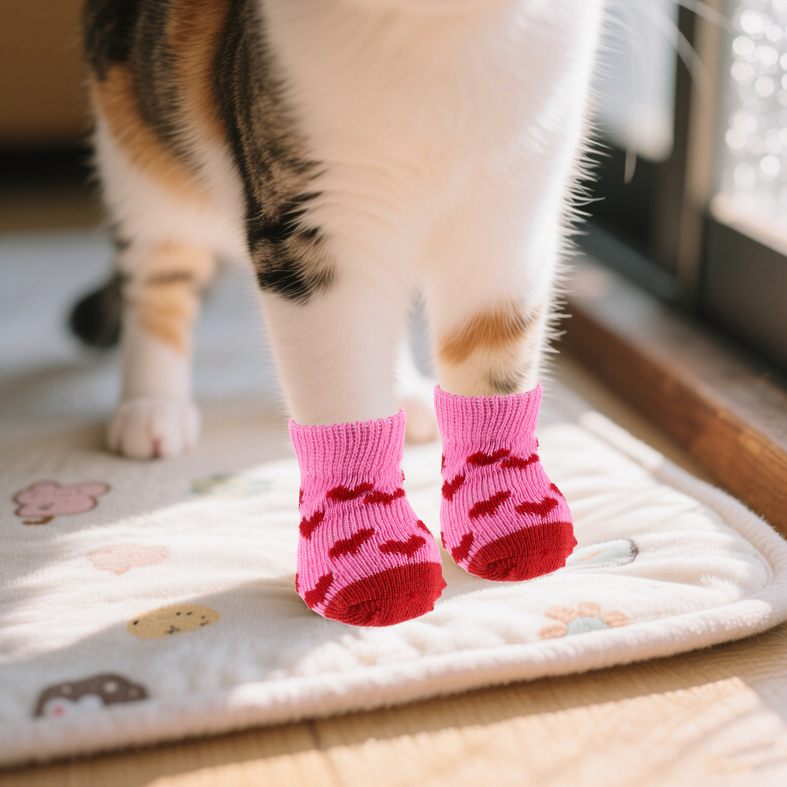 Dog Booties Paw Protector - 8 paires de chaussons pour chiens,