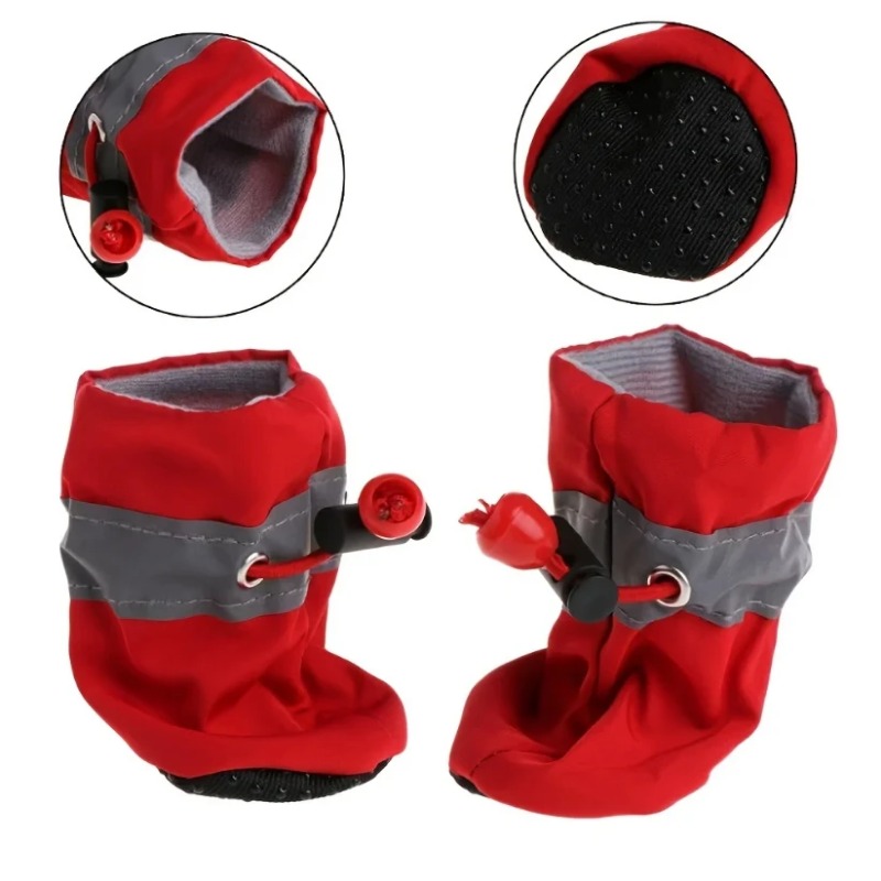 4 paires de bottes de pluie po - Dog Booties Paw Protector avis et prix