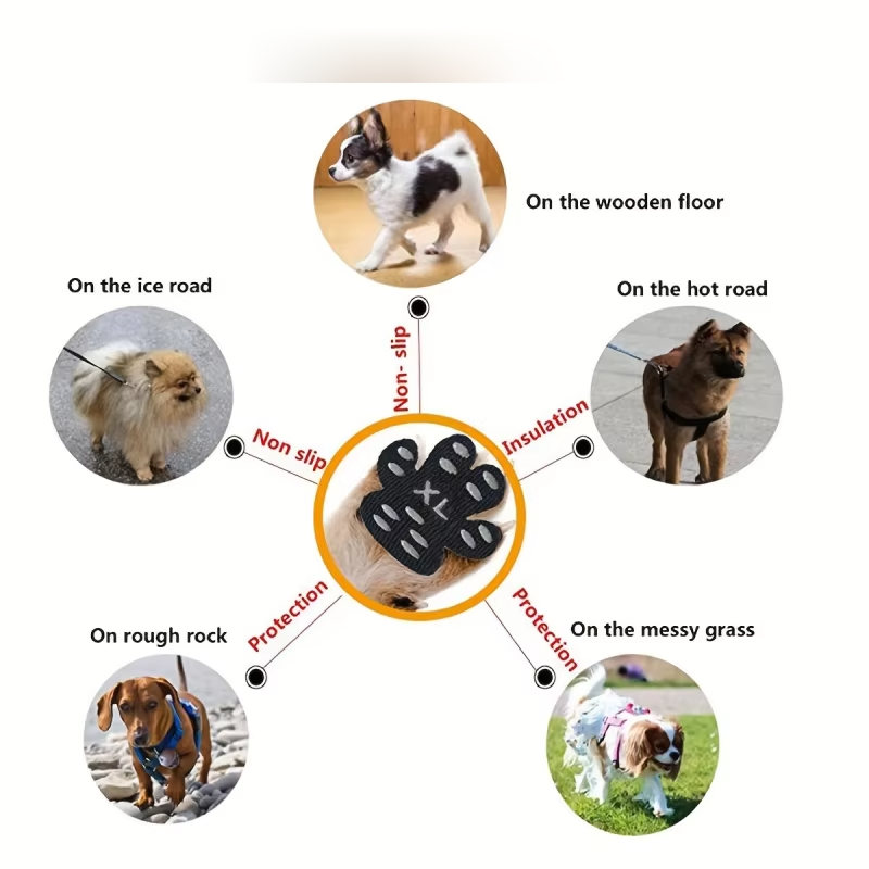 Coussinets antidérapants pour  - Dog Booties Paw Protector avis et prix