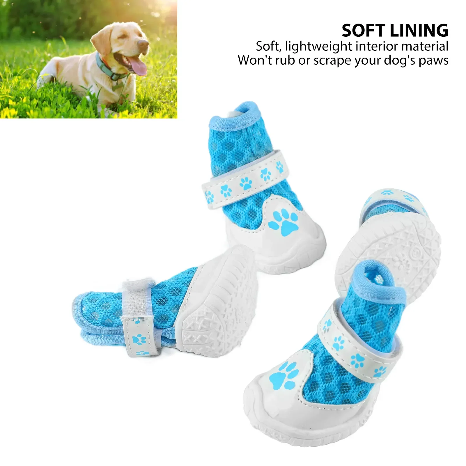 Chaussons en maille respirante - Dog Booties Paw Protector avis et prix